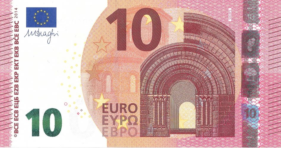 Biljet 10 euro via Pixabay