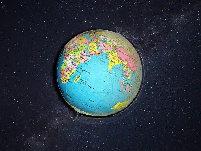 Aarde globe via Pixabay