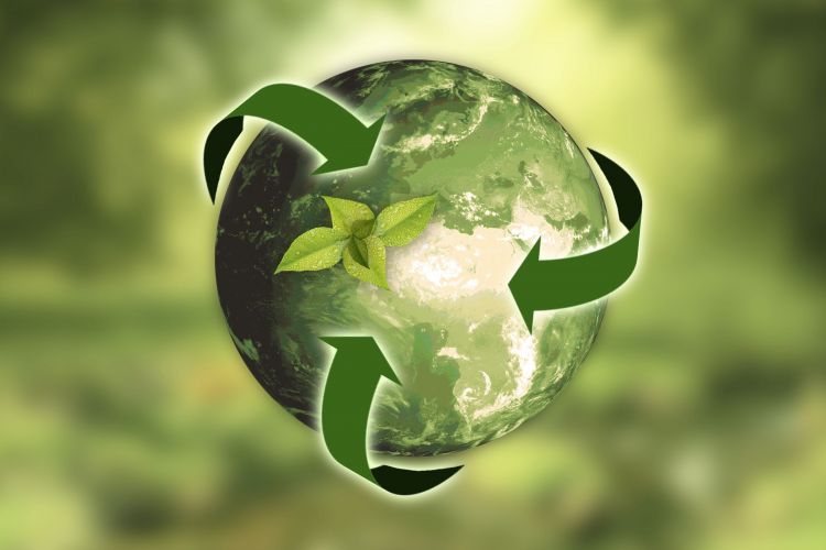 Duurzaamheid (aardbol groen)