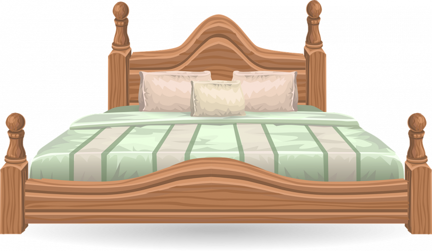 Bed via Pixabay